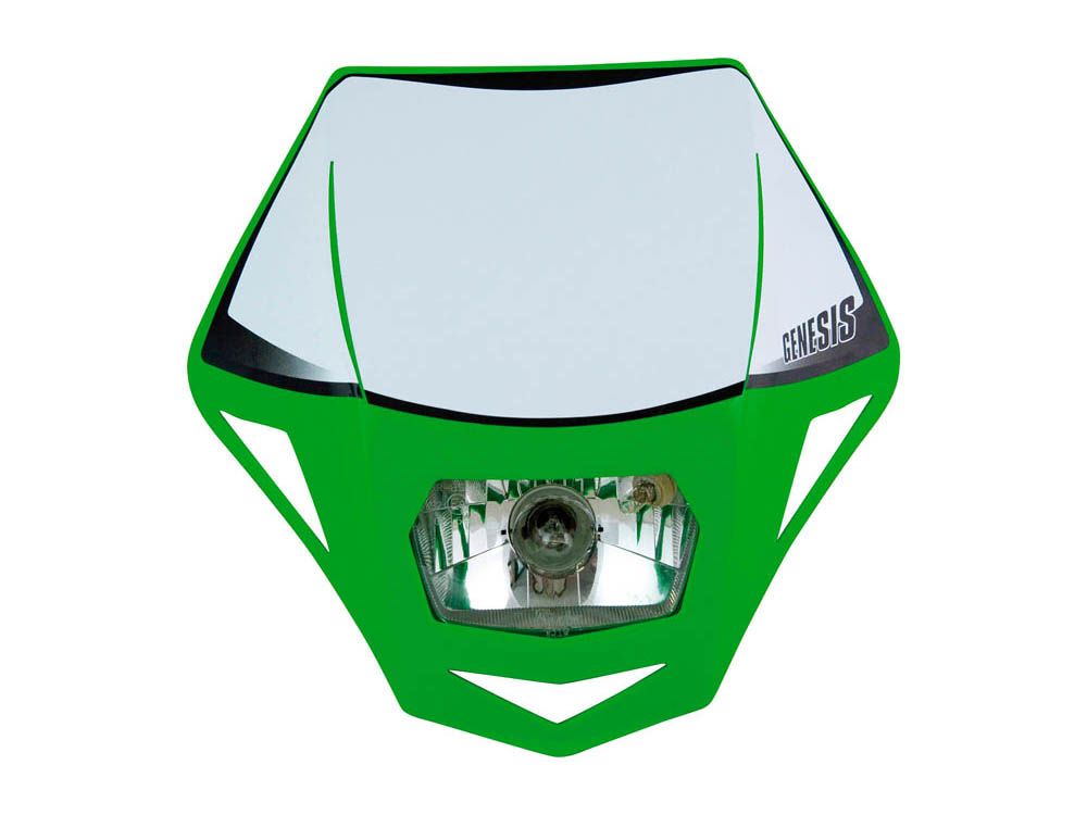 MASCHERINA PORTAFARO [RACETECH] V-FACE BIANCA - UNIVERSALE PER